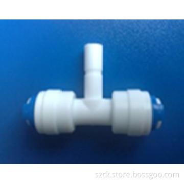 stem plug in tee adapter quick connector fitting
